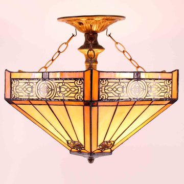Werfactory® Tiffany Ceiling Lamp 16 Inch